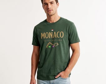 Monaco Circuit Shirt | Inspired Monte Carlo Racing Shirt | Perfect Motorsports Gift for Race Fans
