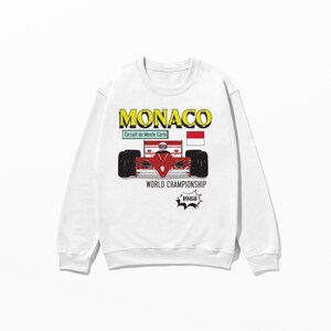 Monte Carlo SS Stripes 1987-1988 Hoodie — Unisex, Black, Automotive-Themed, Soft Cotton Blend