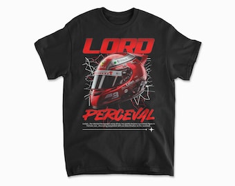 Leclerc Inspired T-Shirt, Lord Perceval Shirt, Racing Driver Merch, Retro Racing Shirt, Motorsports Gift, Race Fan Gift, Unisex Cotton Tee