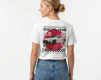 Skyline Inspired T-Shirt, Japanese Car Shirt, JDM Car Shirt, Japan Car Lover Gift, R35 Shirt, Gifts For Car Guys, Racing Shirt, Unisex Shirt
