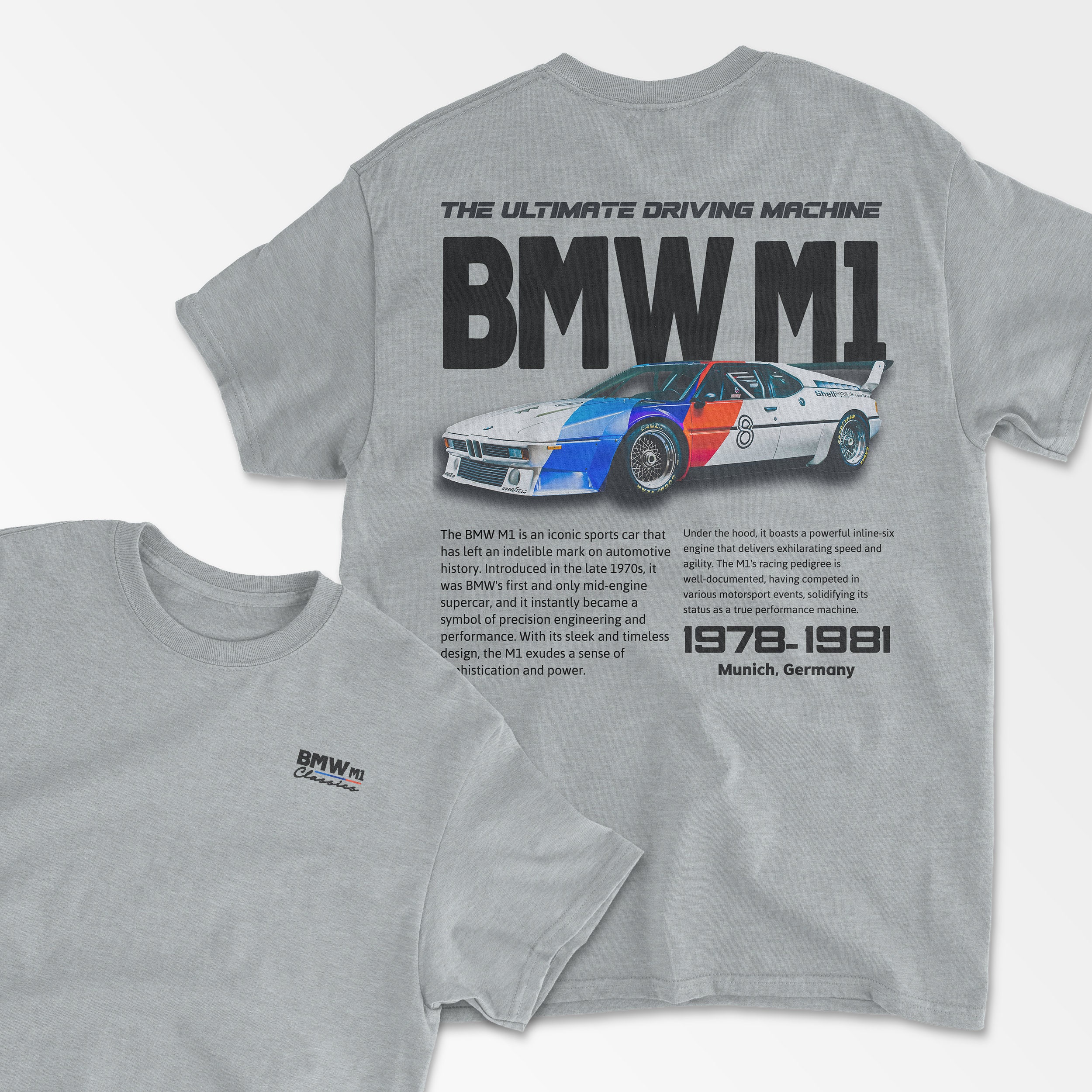 2023 BMW Motorsport Team Mens T-shirt white White, Clothing \ T-shirts  Shop by Team \ Racing Teams \ BMW