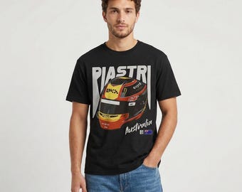Piastri T-Shirt | Inspired Comfort Colors Shirt, Motorsports Apparel, British Racing Team Merchandise, Race Fan Gift, Driver Tee