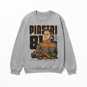 Piastri Sweatshirt | Australian Racing Driver Apparel | British Racing Team Merch & Motorsports Fan Gear for Race Lovers