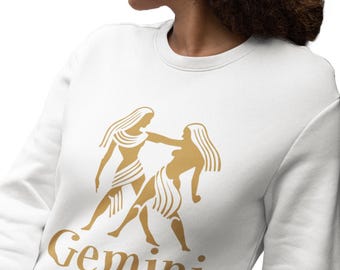 Gemini Sweatshirt | Zodiac Sign Shirt | Astrological Sweater | Unique Horoscope Gift | Unisex Astrology Tee for Birthdays