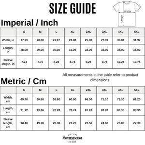 t-shirt size chart