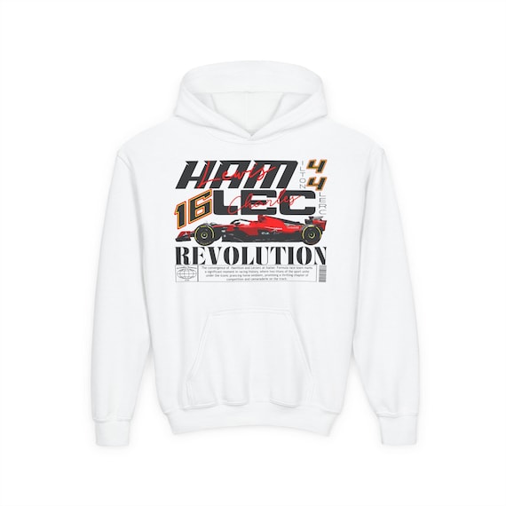 Hamilton Leclerc Hoodie for Kids Inspired Motorsports Merch