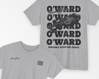 Oward T-Shirt | Inspired Mexican Racing Driver Tee | British Racing Team Merchandise & Car Lover Gift