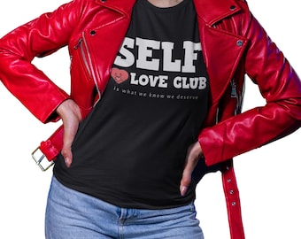 Self Love Club T-Shirt | Cute Valentine's Day Shirt, Unisex Cotton Tee - Perfect Gift for Couples or Friends