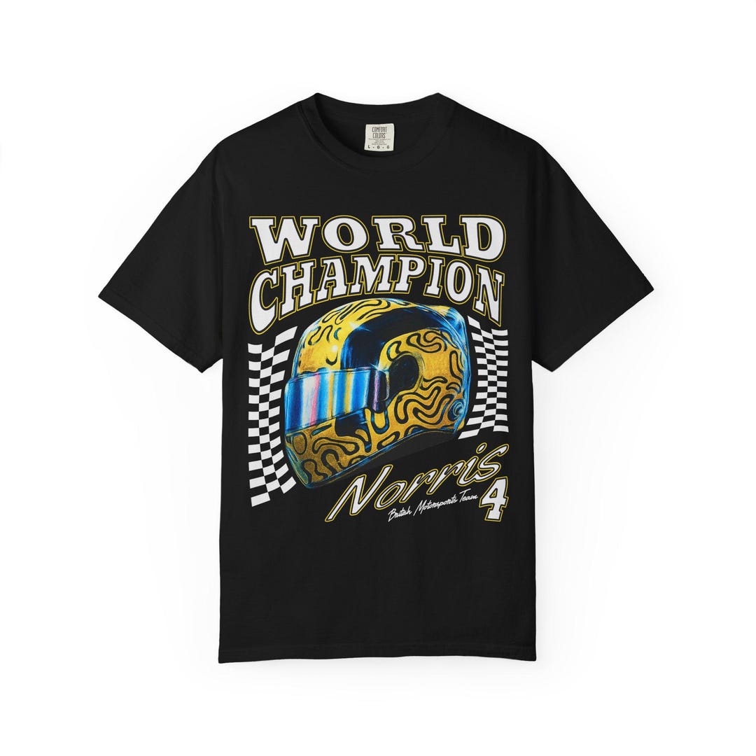 Norris 22 Racing Letters Norris T-shirt | Inspired Racing Driver Shirt, Racing Team Merchandise ...