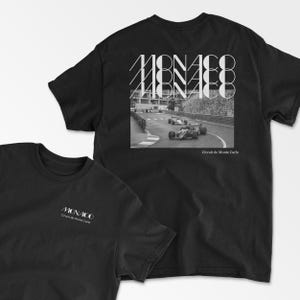 Monaco Racing Tshirt, Circuit Monte Carlo Shirt, Race Gift, Formula Inspired Shirt, Aesthetic Racing Track Clothing, Motorsport Apparel
