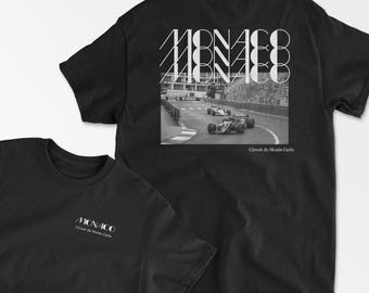 Monaco Racing Tshirt, Circuit Monte Carlo Shirt, Race Gift, Formula Inspired Shirt, Aesthetic Racing Track Clothing, Motorsport Apparel