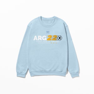 World Cup Argentina Sweatshirt Vamos Argentina Sweater National Soccer Shirt Buenos Aires Unisex Crewneck Sweatshirt