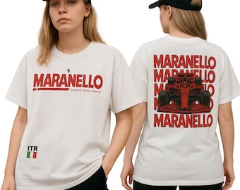 Italian Racing Team Shirt Inspired Unisex Motorsport Tee - Race Day Apparel - Driver Merchandise Fan Gear