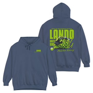 Norris Hoodie | Comfort Colors Inspired Formula Unisex Hooded Sweatshirt | Racing Team Merchandise, Soft Comfortable Hoodie