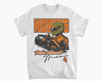 Norris T-Shirt | Inspired Racing Team Merch | British Racing Driver Inspired Motorsports Apparel | Race Fan Gear Tee