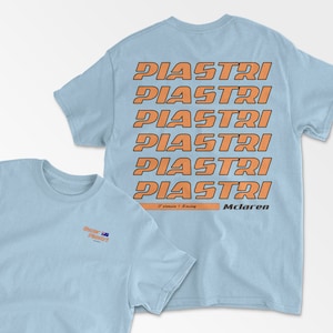 Piastri Inspired T-Shirt, Australian Racing Driver Shirt, British Racing Team Merch, Piastri Merch, Motorsports Gift, Unisex Cotton Tee