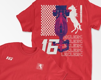 Leclerc T-Shirt | Inspired Motorsport Apparel, Unisex Racing Driver Shirt, Italian Racing Team Merchandise, Perfect Gift!