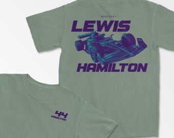 Hamilton T-Shirt | Inspired Comfort Colors Vintage Racing Apparel | Race Merch & Motorsports Gift for Racing Fans