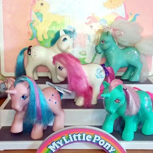 Set vintage My Little Pony G1: giocattoli originali anni &#39;80-&#39;90