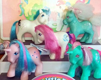 My Little Pony G1 ponies [Set 12]- Original, vintage 1980s & 1990s toys. Great for collectors. Some Euro/UK exclusives! Hard to find!