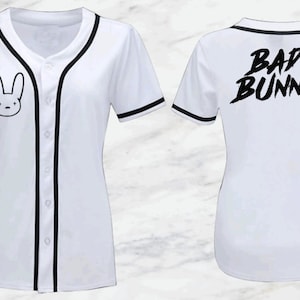 Team Los/Angeles Dodgers Bad Bunny #22 Baseball Jersey For Fan Gift All  Print 3D