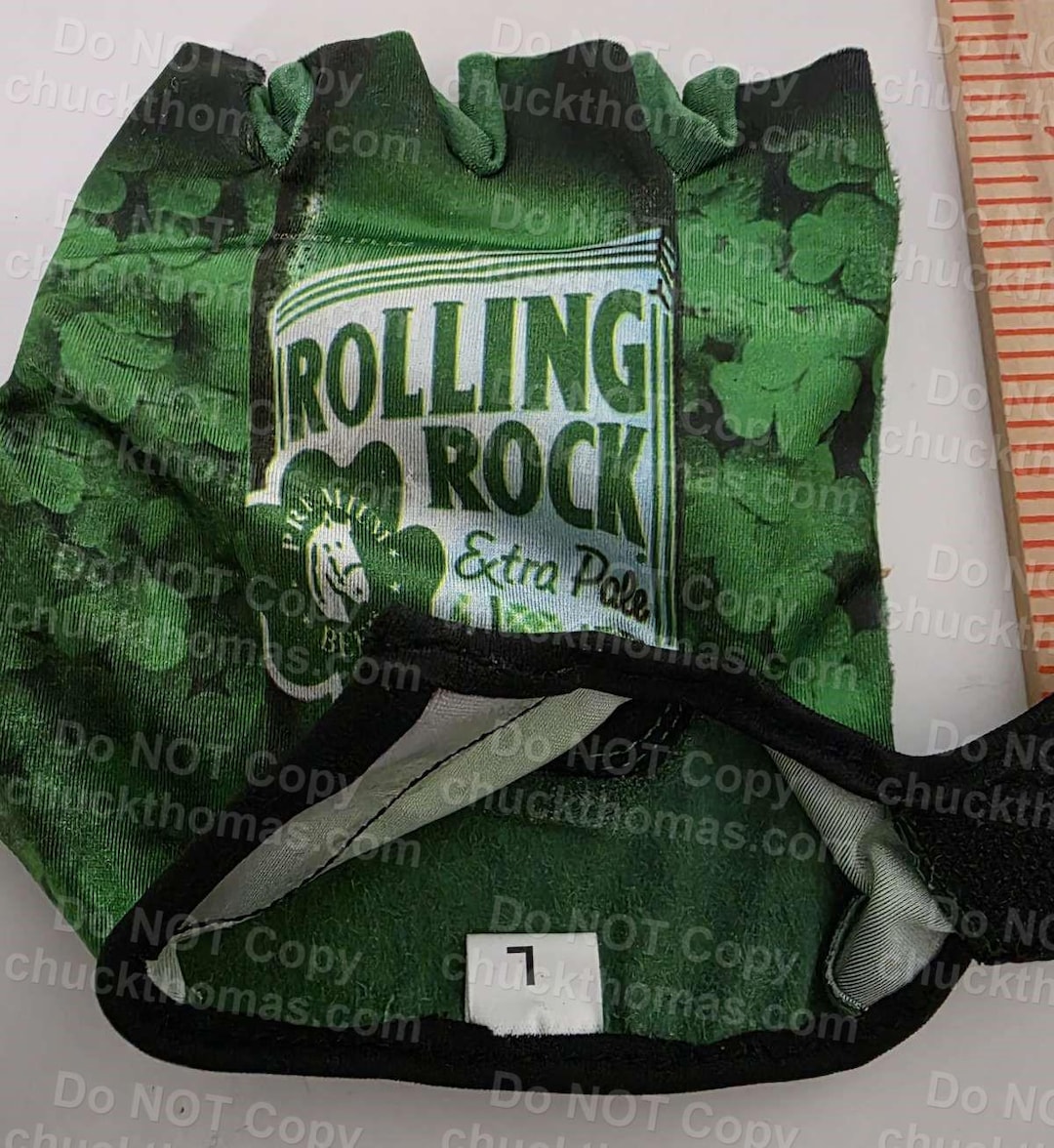 Latrobe Brewing Co. Rolling Rock Padded Open Fingered Shamrock Drinking ...