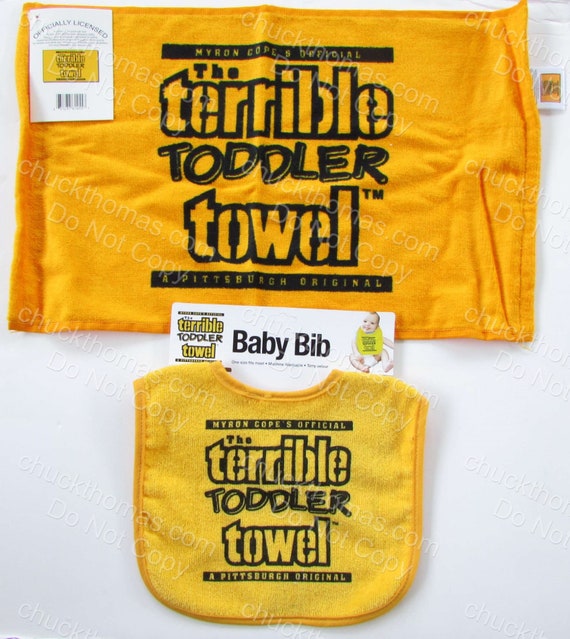 Serviette Pittsburgh Steelers The Terrible Towel – Rose – Souvenir Super Bowl