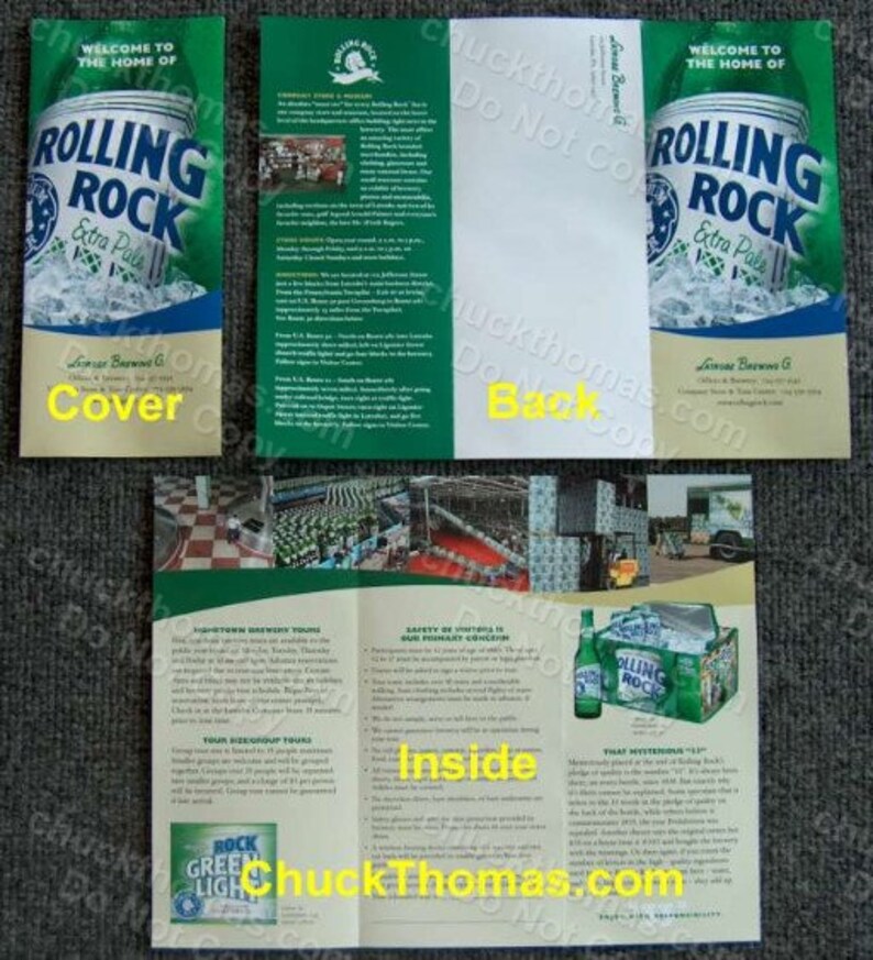 Latrobe Brewing Co. Rolling Rock Drinkin 'O the Green Open Fingered