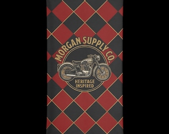 Scaldacollo Morgan Supply Co. Heritage Diamond - Modello vintage da motociclista britannico