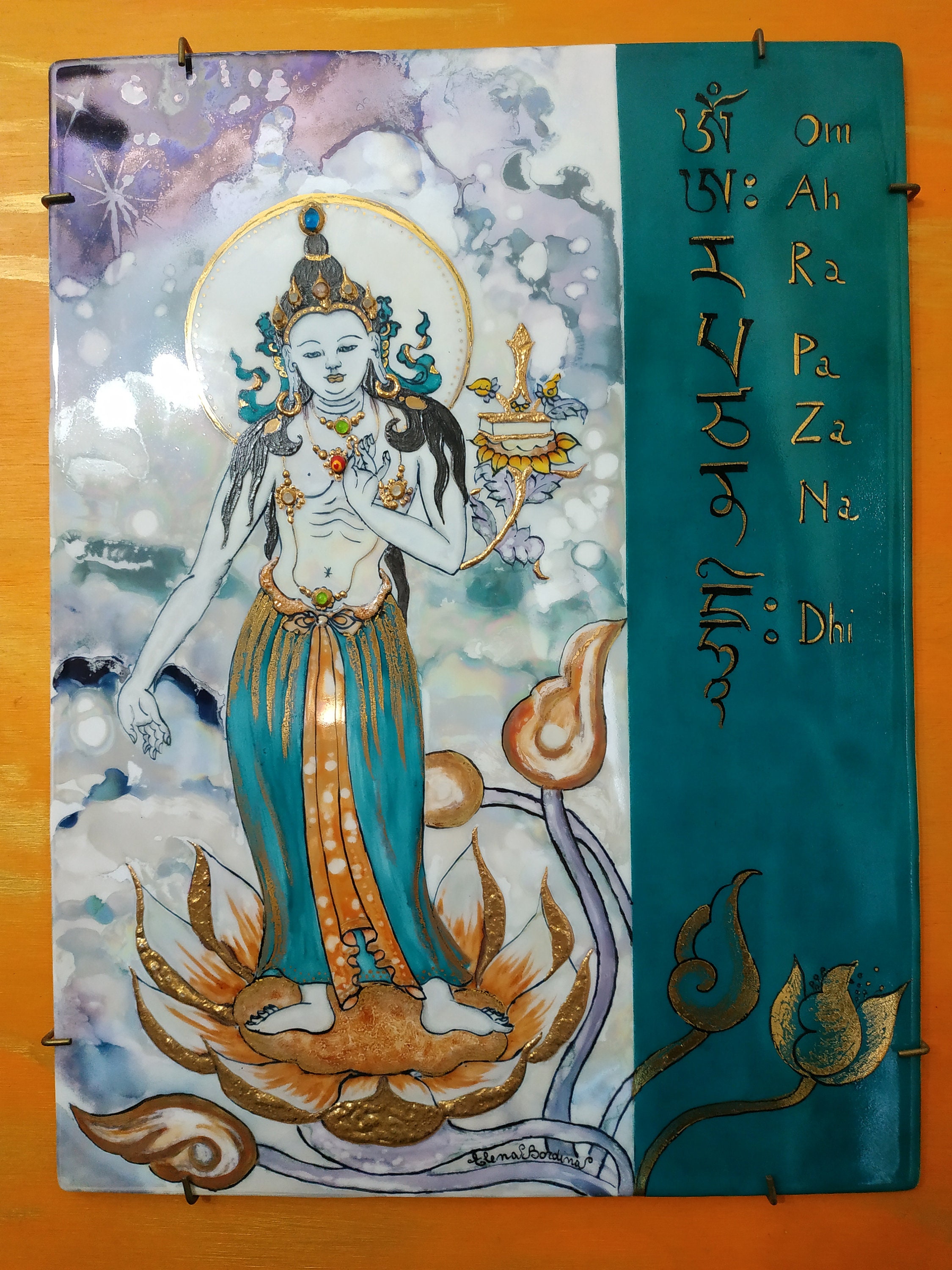Quadro buddha su tela-Buddha Poster e Stampe-Buddha Stampa su tela-Immagine  di Buddha in Oro E Nero-Fiore di loto Quadri Astratti Moderni Religione