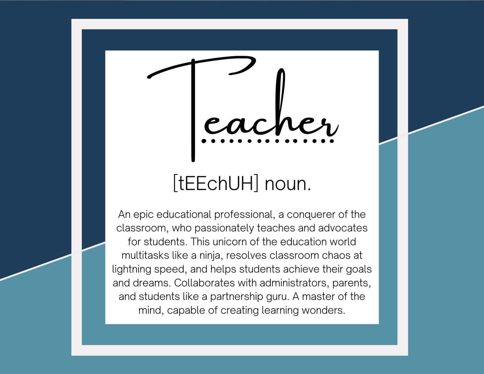 Printable Teacher Appreciation Week Sign Etsy