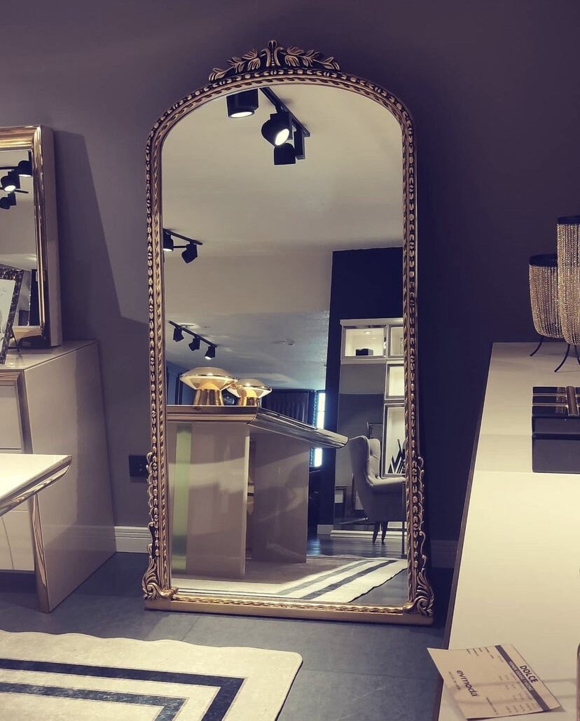 Antique Full Length Mirror for Home With Baroque Decor - Etsy