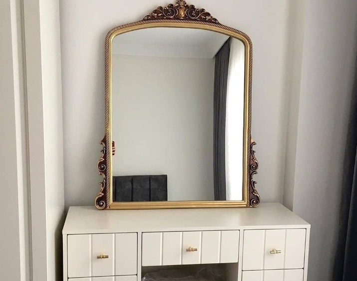 Antique Floor Length Mirror Large Vintage Mirror Hand Etsy