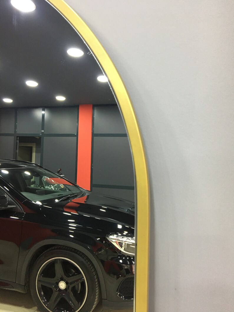 Arched Full Length Mirror Free Standing Mirror Oval Shape Etsy Canada