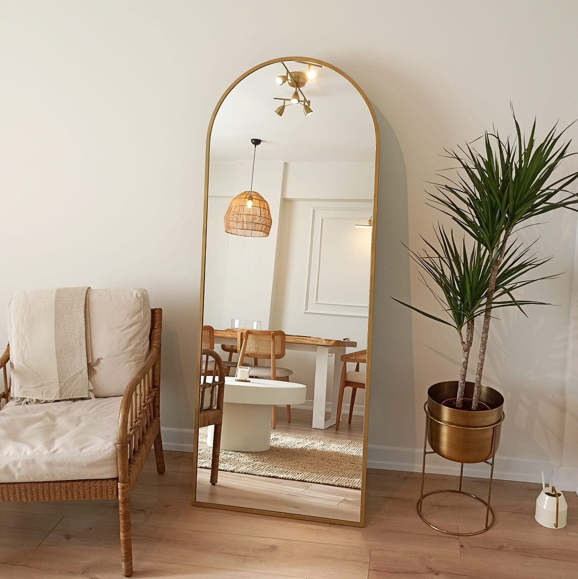 Oval Full Length Mirror Wall Decor Home Decor Mirror Etsy