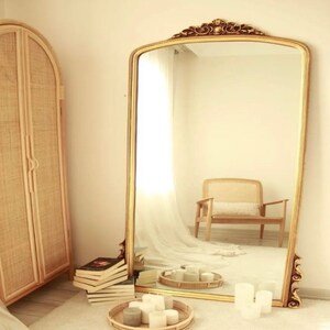 Wall Decor Mirror Home Decor Full Length Mirror, Vintage Mirror Wall Decor Baroque Mirror, Luxury Home Decor Mirror, Antique Wall Decor