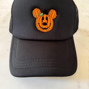 Pumpkin Mickey Trucker Hat