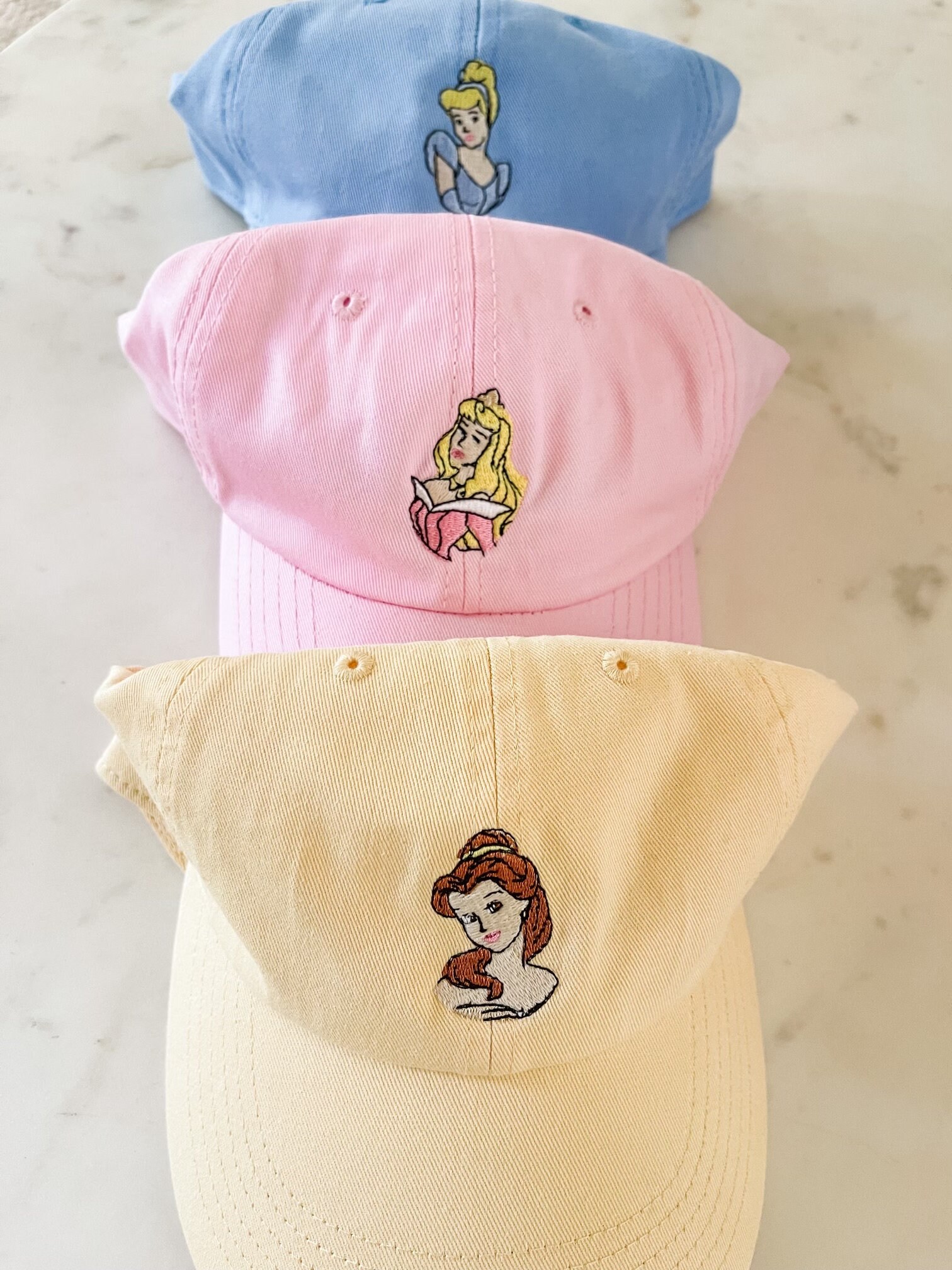 Disney Princess Horses Lace Bow Ball Cap Hat Disney Princess Youth Size Adjustable Baseball Cap with Pink  main image 3