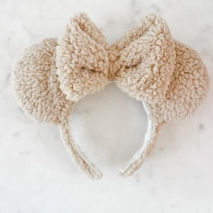 Tan Teddy Sherpa Ears