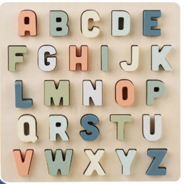 Puzzle alphabet en bois