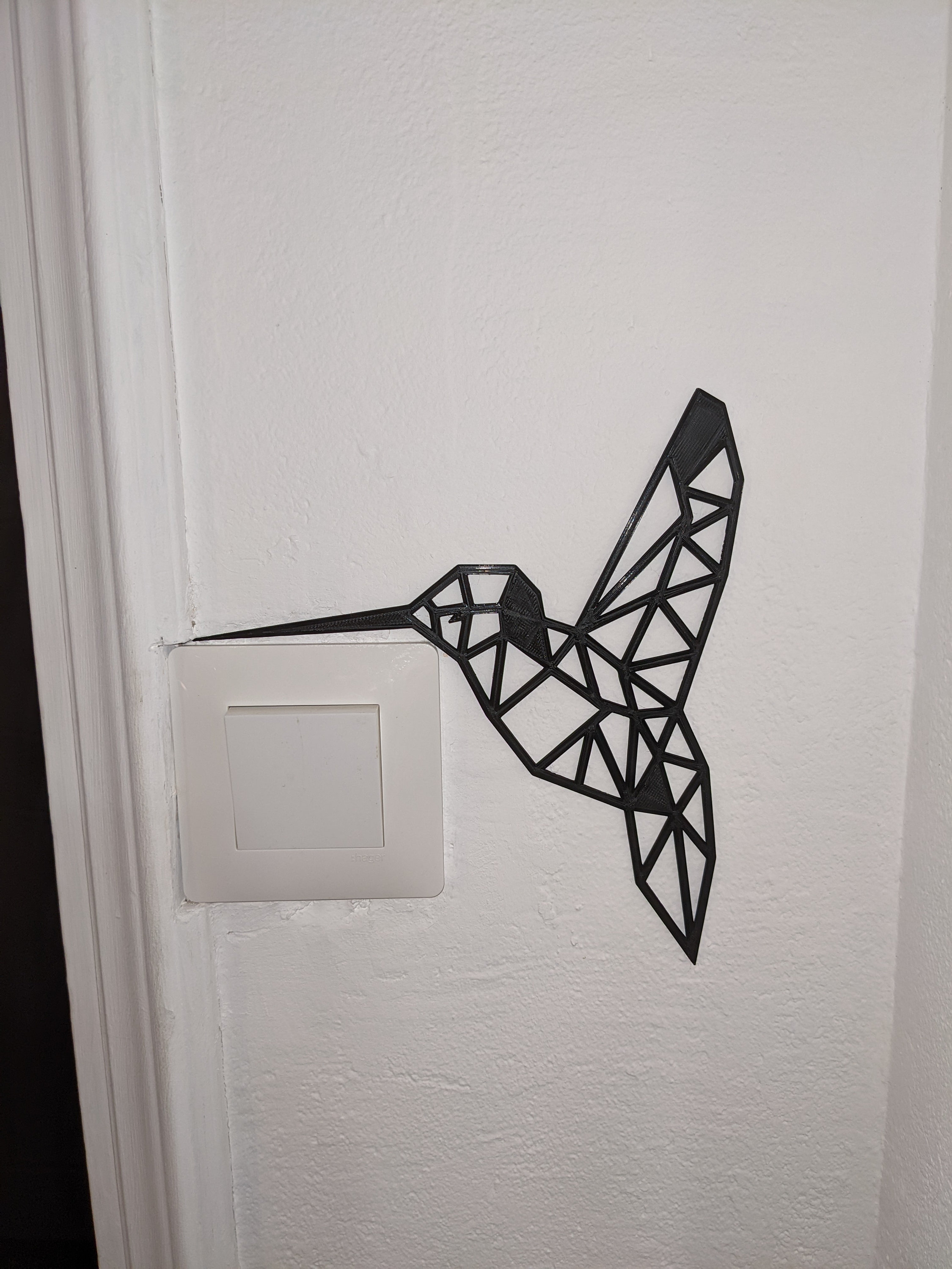 Oiseau Origami Impression 3D