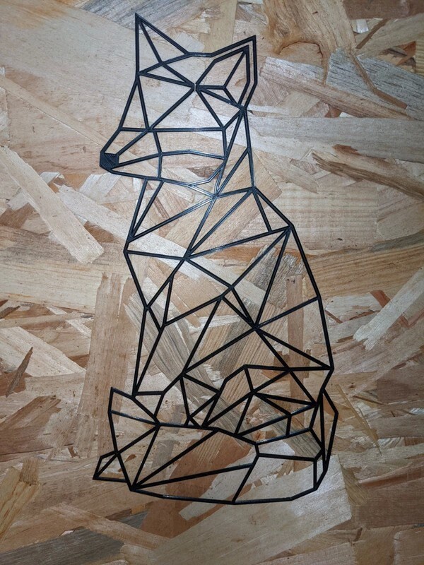 Renard Origami Impression 3D