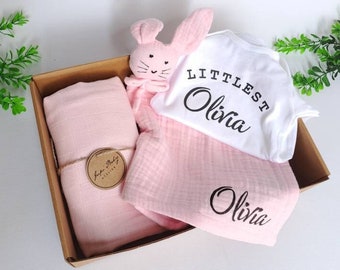 Personalized Baby Gift Box,Baby Shower Gift Basket,Baby Girl Present,New Baby Gift Set,Newborn Gift Box ,Welcome Baby Gift Set