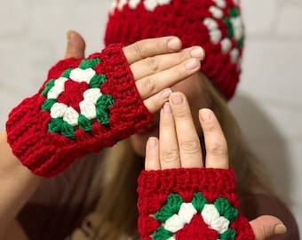 Colorful Balaclava, Colorful Hoodie, Granny Square Hat  display picture 3