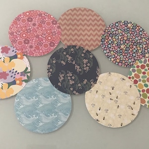 Hübsche Kreise für die Herstellung von Scrapbook-Karten oder zum Basteln
