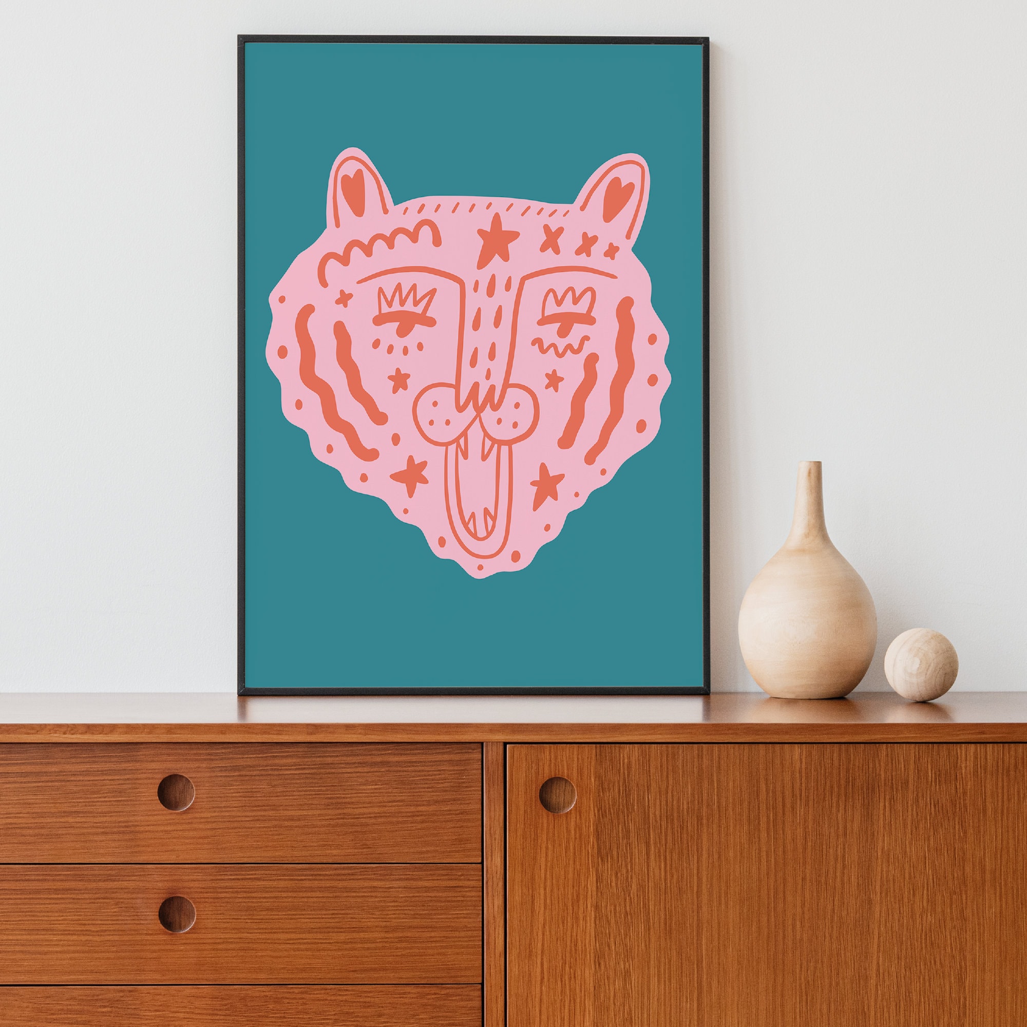 Retro Wall Decor, Digital Download Print, Wall Decor, Large Printable