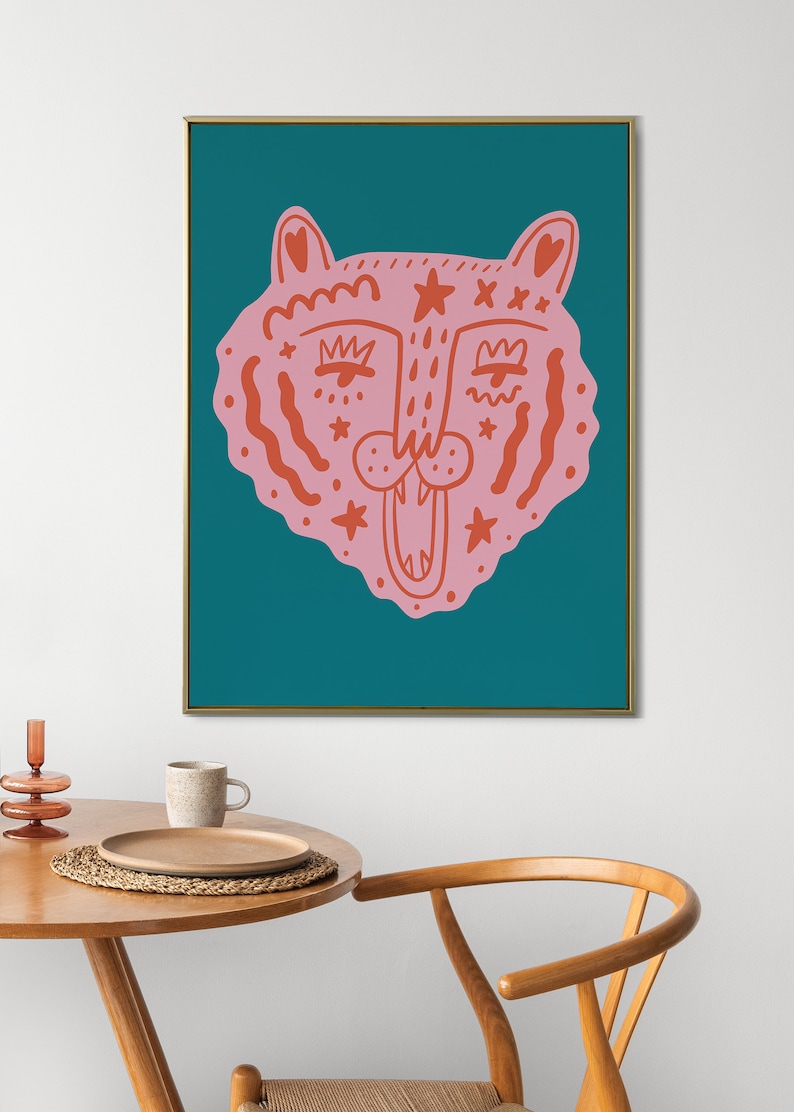 Retro Wall Decor, Digital Download Print, Wall Decor, Large Printable