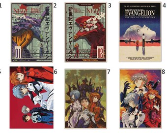 新世紀エヴァンゲリオン ポスター｜高品質ラミネート加工｜アニメポスター｜レイ ポスター｜アスカ ポスター｜エヴァ 初号機｜天使エヴァンゲリオン