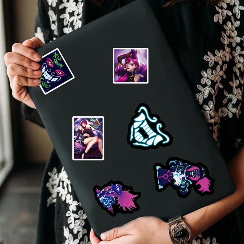 K/DA Kpop Stickers | Set of 100 | Waterproof Vinyl Sticker | KDA ...