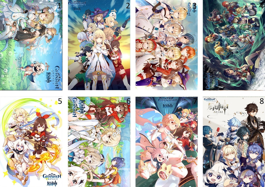Genshin Impact Posters HIGH QUALITY Laminate Poster Yoimiya Poster